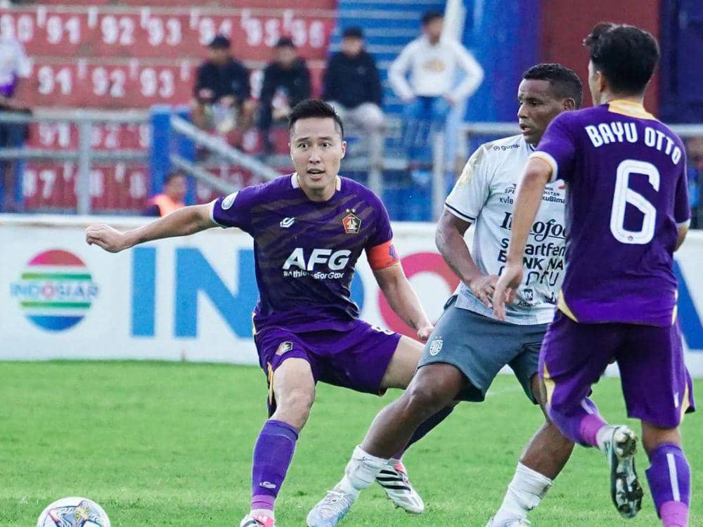 Persik Kediri saat menghadapi Bali United di Liga 1 Indonesia 2022/2023. (instagram.com/persikfcofficial)