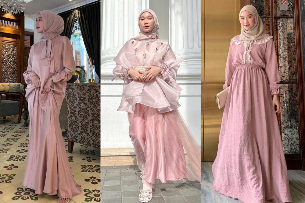 9 Ide Dress Nuansa Pink ala Astri Ratnasari, Look Pretty!