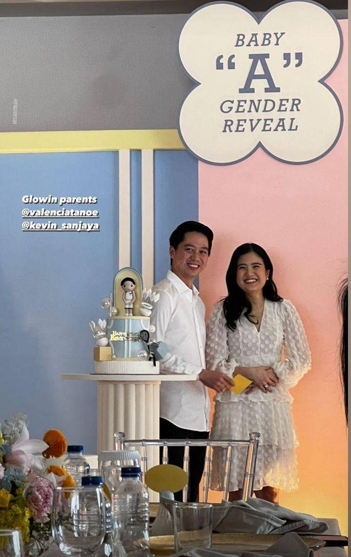 Gender reveal Valencia (Instagram.com/valenciatanoe)