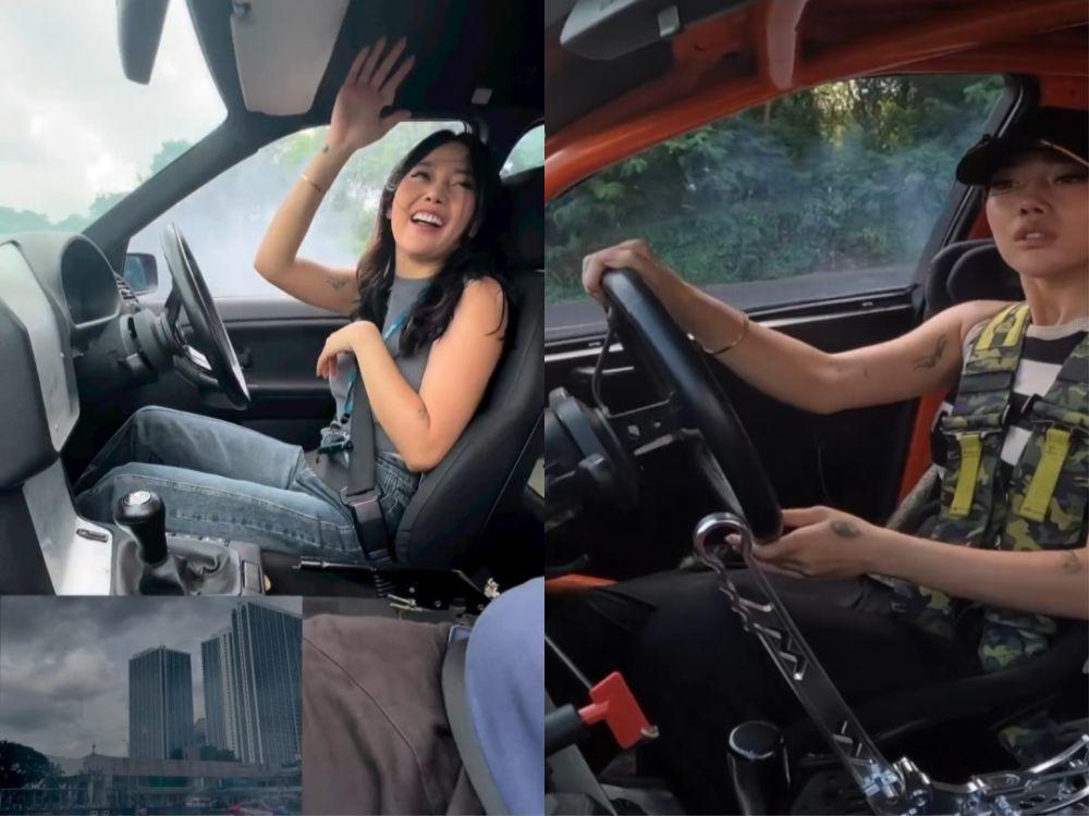 9 Momen Wendy Walters yang Kini Hobi Drifting, Suka Kegiatan Ekstrem