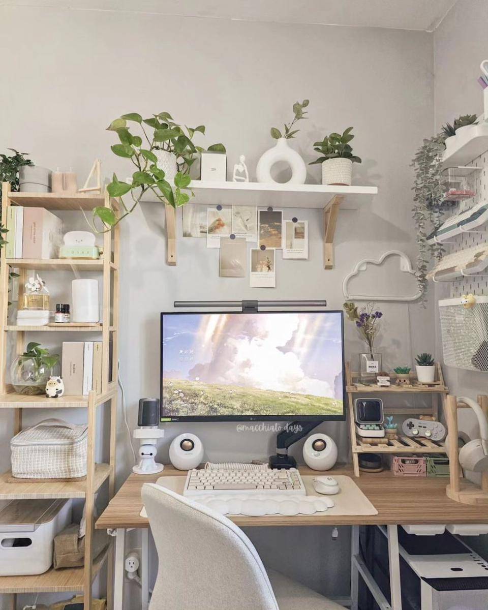 ide set up gaming (instagram.com/macchiato.days)