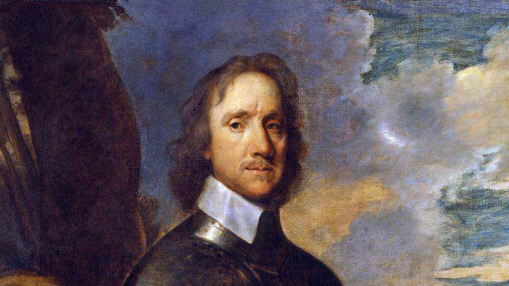 potret lukisan Oliver Cromwell memakai baju besi (commons.wikimedia.org/Robert Walker)