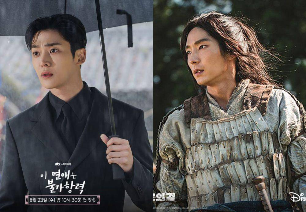 Rowoon di drama Destined with You | Lee Joon Gi di drama Arthdal Chronicles: The Sword of Aramoon (instagram.com/jtbcdrama | instagram.com/disneypluskr)