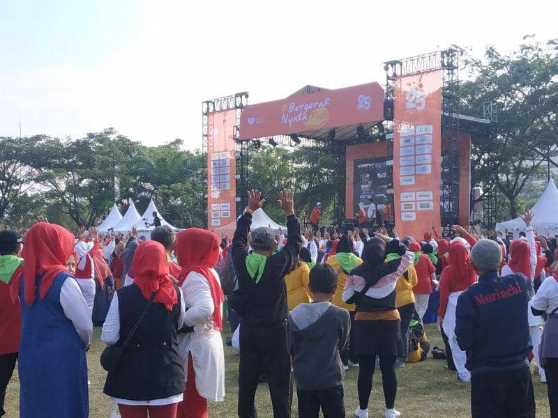 16 Ribu Lansia Pecahkan Rekor Muri dengan Senam Bersama se-Indonesia