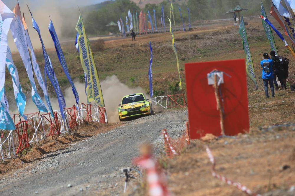 Musa Rajekshah saat beraksi South Borneo Rally, Sabtu (6/8/2023) (Dok.Istimewa)