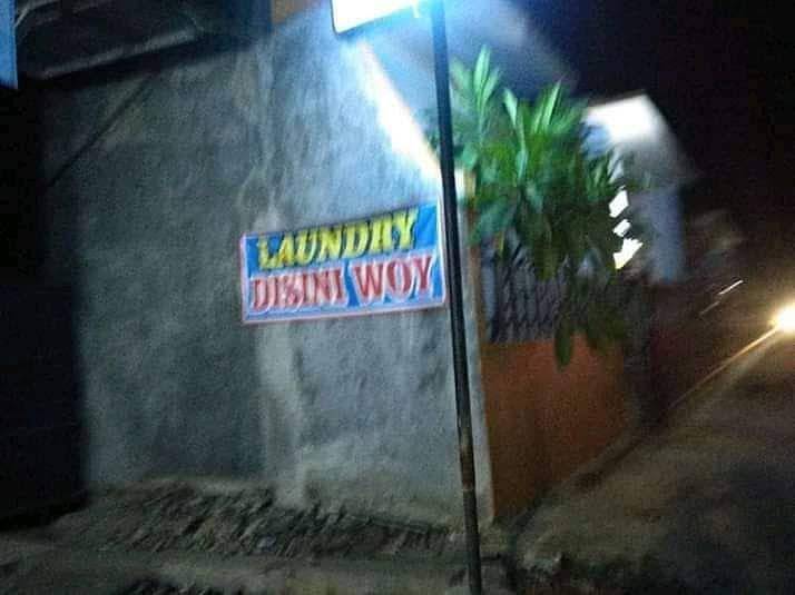 potret promosi kocak tukang laundry (twitter.com/fbreceh)