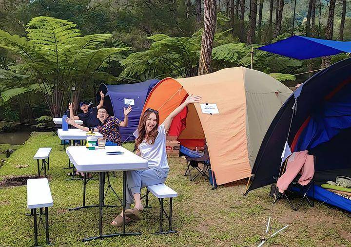 Ayu Ting Ting ikut kamping (Instagram.com/ayutingting92)