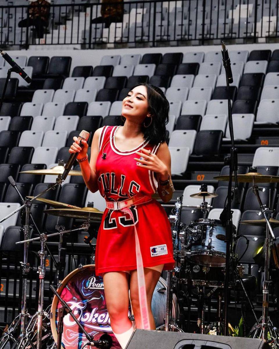 potret Wika Salim di peresmian Indonesia Arena (instagram.com/wikasalim)