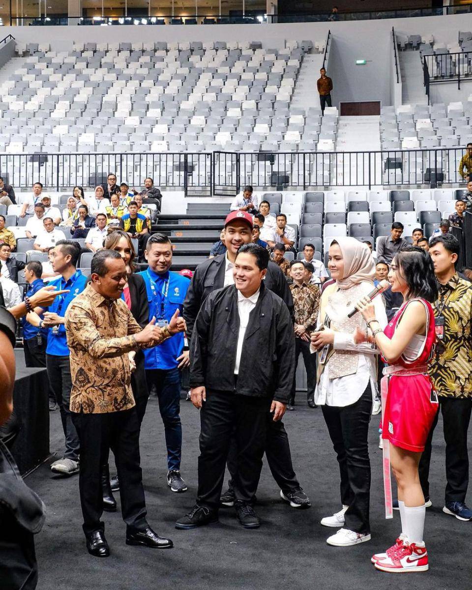 potret Wika Salim di peresmian Indonesia Arena (instagram.com/wikasalim)