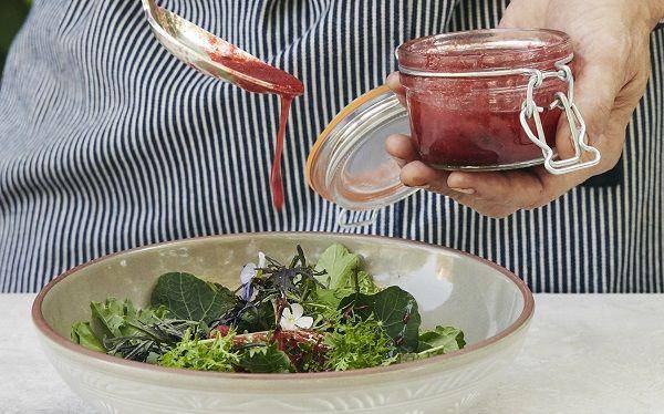 Fresh raspberry balsamic vinaigrette (jordanwinery.com)
