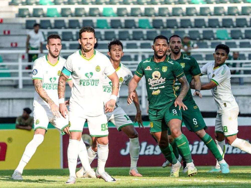 Persebaya Surabaya saat menghadapi Persikabo 1973 pada putaran pertama Liga 1 Indonesia 2023/2024. (instagram.com/officialpersikabo)