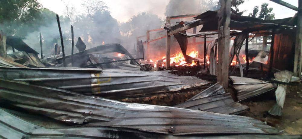 Gudang Rosok di Bantul Terbakar, Kerugian Capai Ratusan Juta