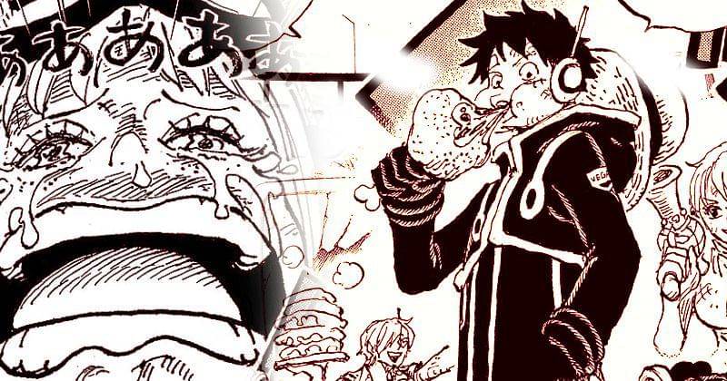 York dan Luffy. (mangaplus.shueisha.co.jp/One Piece)