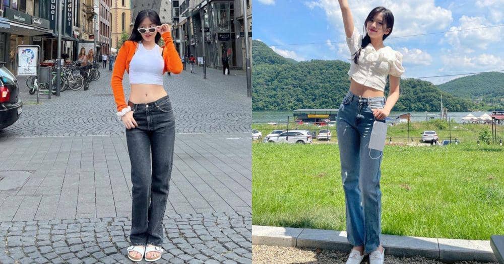 8 Referensi Celana Jeans Yujin IVE, Fit buat Gaya Kasual