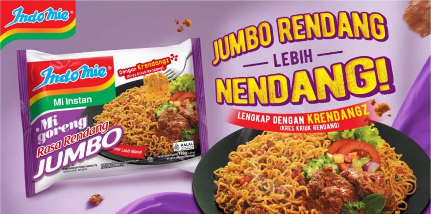Indomie Goreng Rasa Rendang Jumbo (Dok. Indofood)