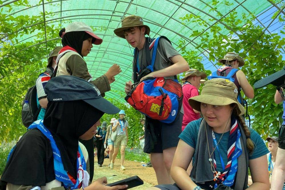 Kontingen Indonesia di jambore pramuka Korea Selatan 2023. (dok. Pesantren Darunnajah)