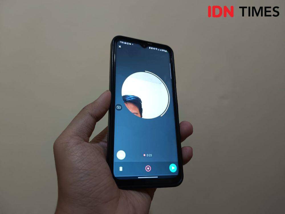 fitur pesan singkat video di WhatsApp (IDN Times/Fatkhur Rozi)