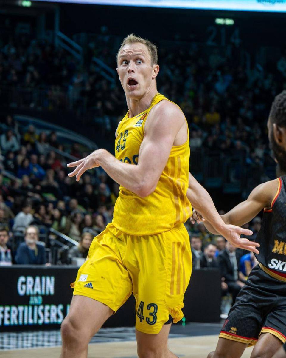 Luke Sikma saat berseragam Alba Berlin. (instagram.com/albaberlin)