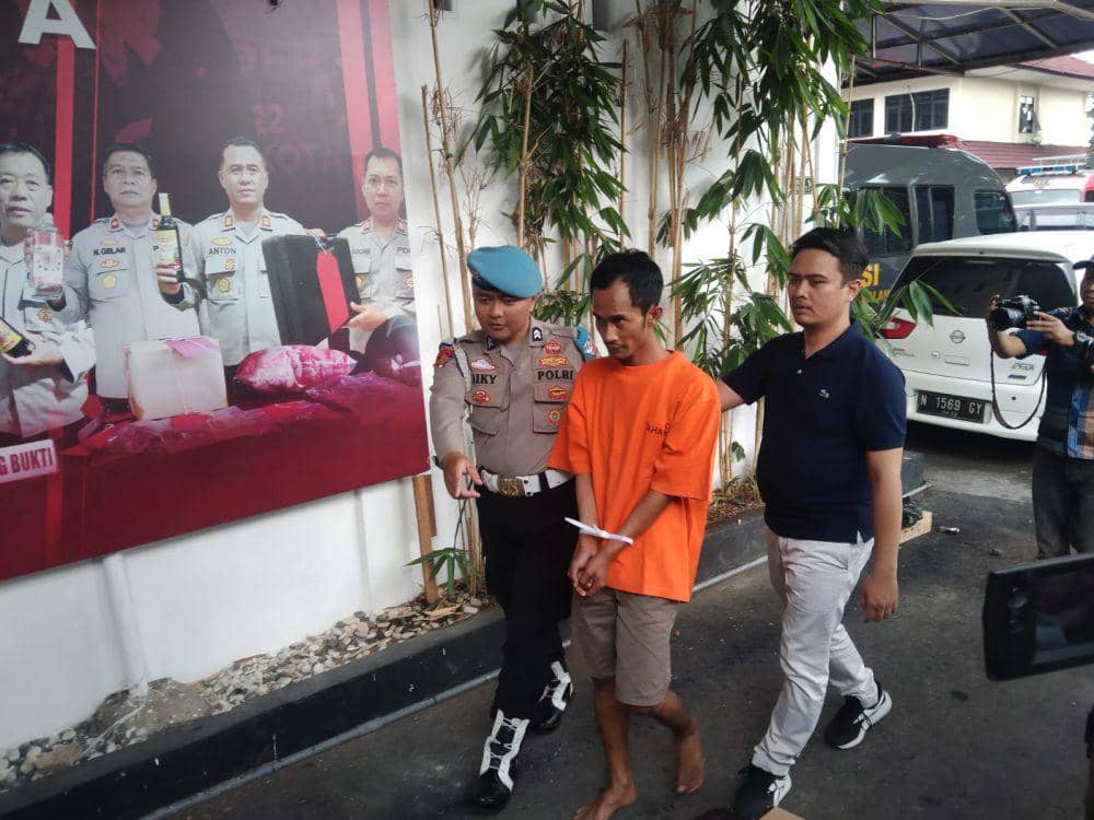 RY, tersangka kasus viral curanmor di Kota Malang. (IDN Times/Rizal Adhi Pratama)