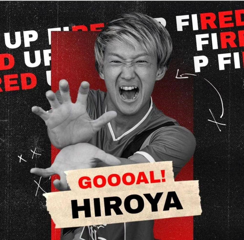 Hiroya Konno pemain asing asal Jepang yang sudah berlatih di PSMS Medan (Instagram/melitafc)