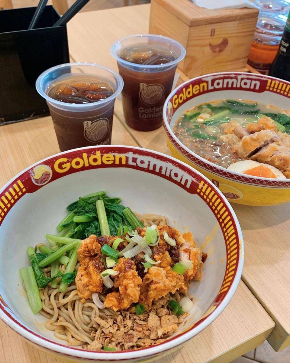 Ilustrasi menu Golden Lamian (instagram.com/deencravings)