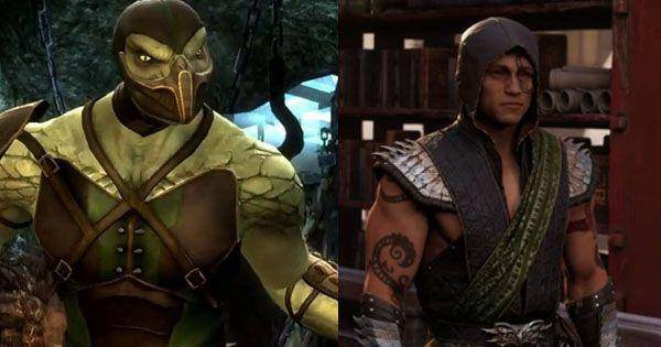Perbandingan Reptile versi lama dan baru ( Dok.  NetherRealm Studios / Mortal Kombat 1 & Mortal Kombat 9 )