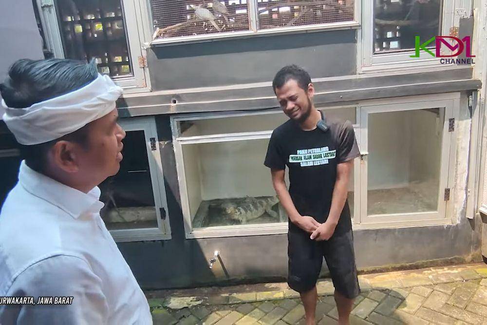 Kondisi Panji Petualangan idap diabetes (YouTube.com/Kang Dedi Mulyadi)