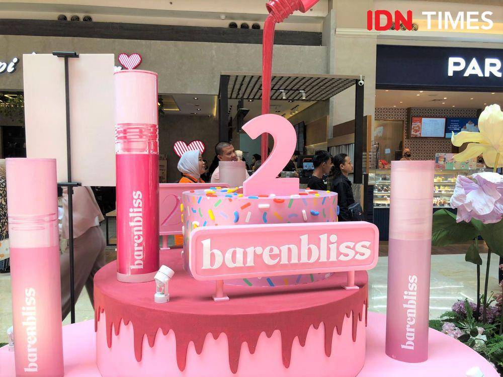 Mini talkshow Barenbliss bersama Guardian dalam rangka 2nd anniversary Barenbliss di Kota Kasablanka Mall, Jakarta Selatan pada Selasa (8/8/2023)