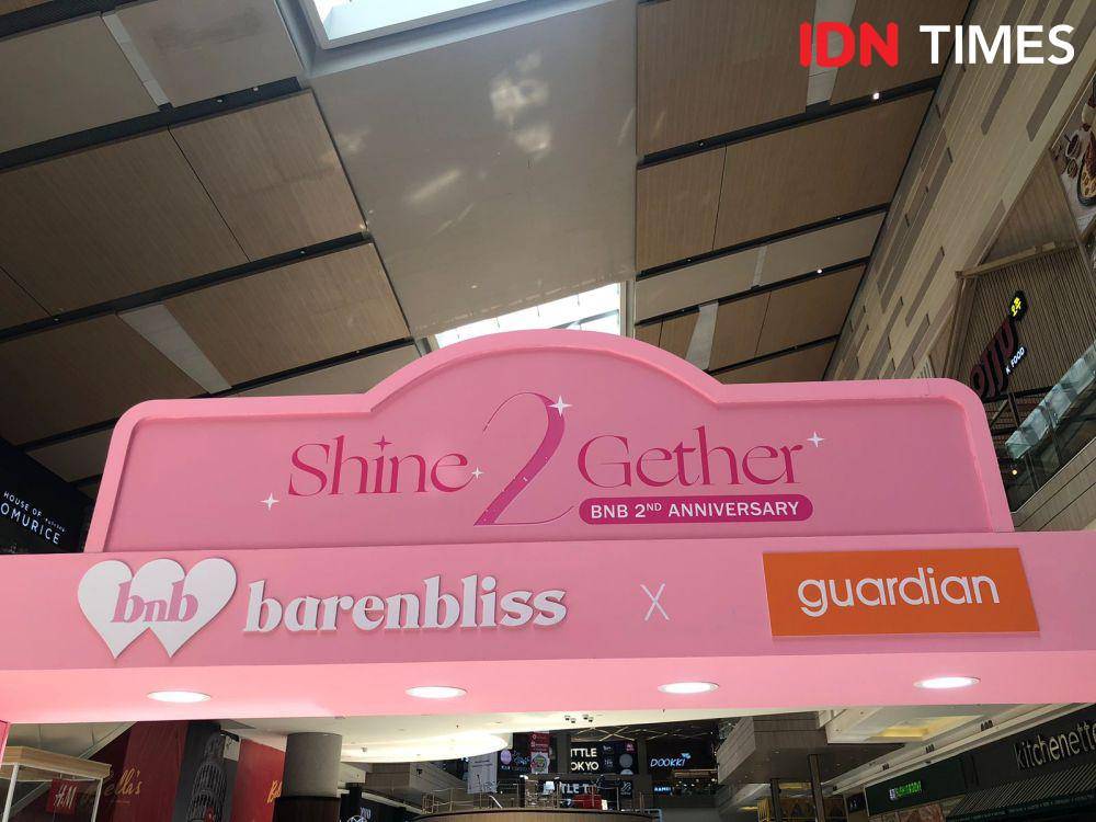 Mini talkshow Barenbliss bersama Guardian dalam rangka 2nd anniversary Barenbliss di Kota Kasablanka Mall, Jakarta Selatan pada Selasa (8/8/2023)