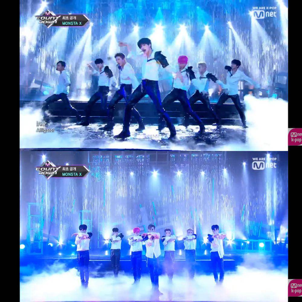 cuplikan penampilan "Alligator" dari MONSTA X (youtube.com/Mnet K-POP)