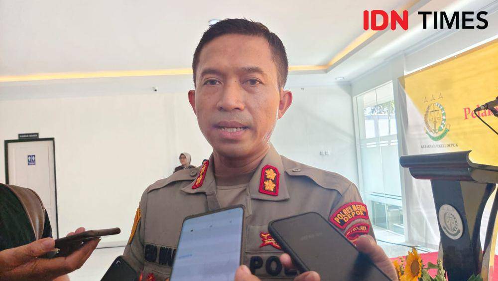 Wakapolres Metro Depok, AKBP Eko Wahyu Fredian saat ditemui IDNTimes. (IDNTimes/Dicky)