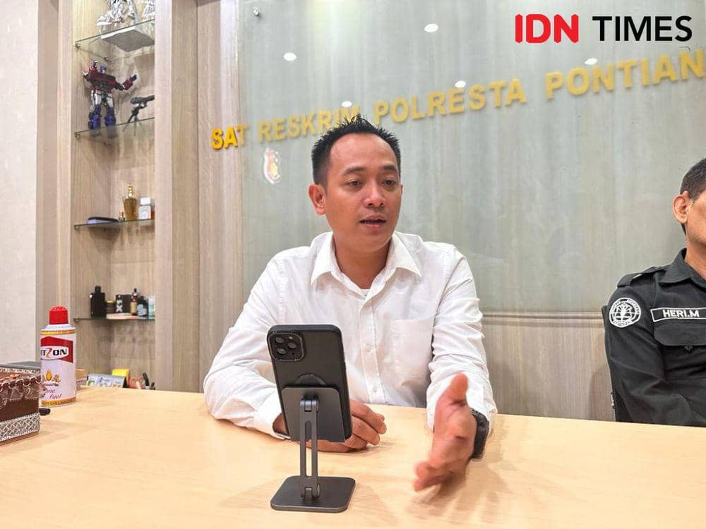 Kasat Reskrim Polresta Pontianak, Kompol Tri Prasetyo. (IDN Times/Teri)