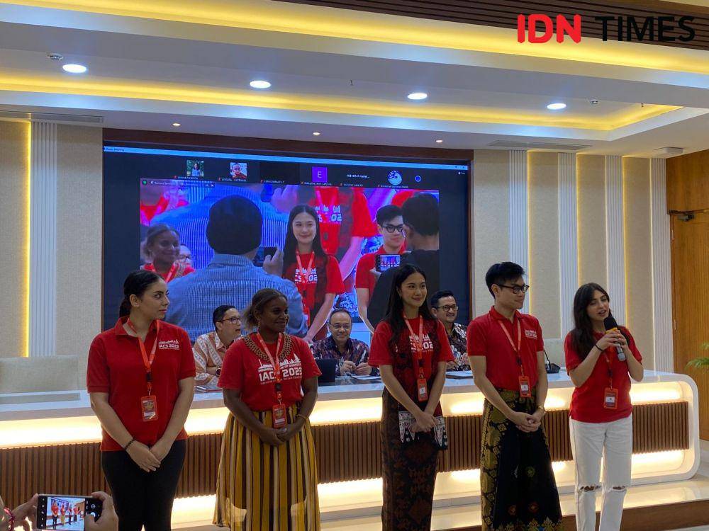 Lima peserta BSBI 2023 dari Pakistan, Solomon, Singapura, Indonesia dan Tunisia. (IDN Times/Sonya Michaella)