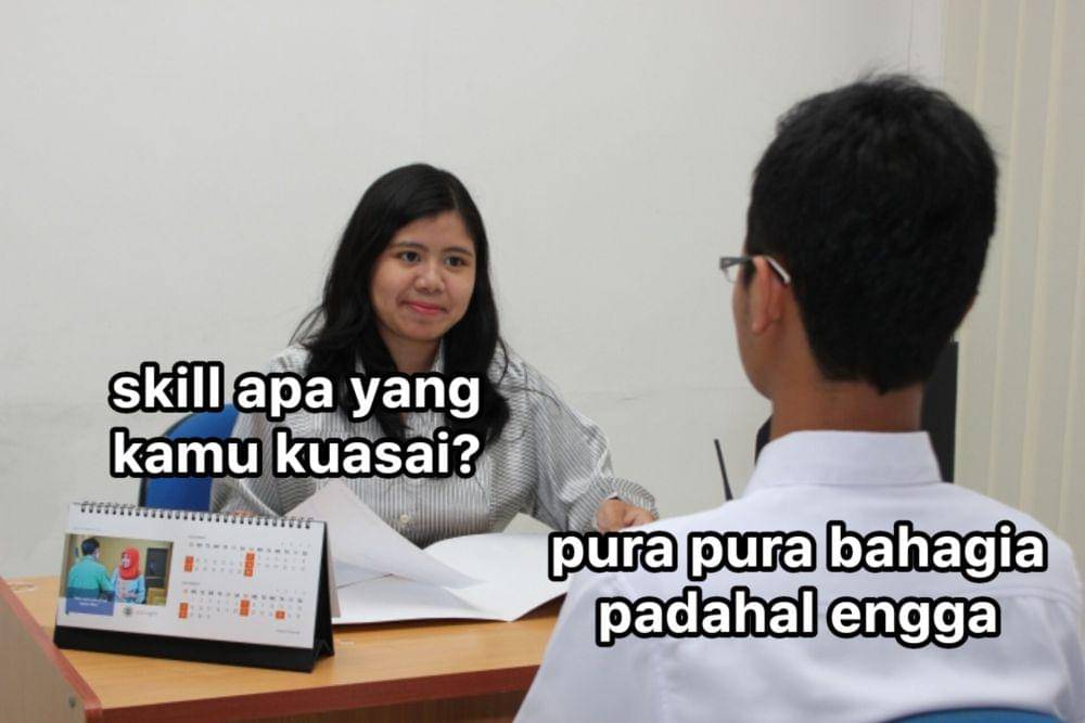 potret meme jawaban kocak (twitter.com/feedemady)