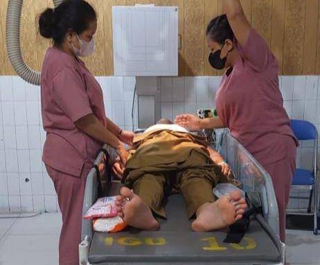 Penampakan salah satu korban alumni IPDN dianiaya di lingkungan Kantor BKD Provinsi Lampung. (IDN Times/Istimewa).