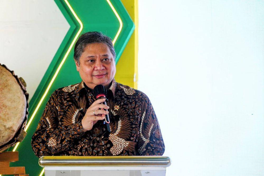 Menteri Koordinator Bidang Perekonomian Airlangga Hartarto meresmikan Rumah Sakit Citra Arafiq Bekasi, Rabu (9/8). (Dok. Golkar)