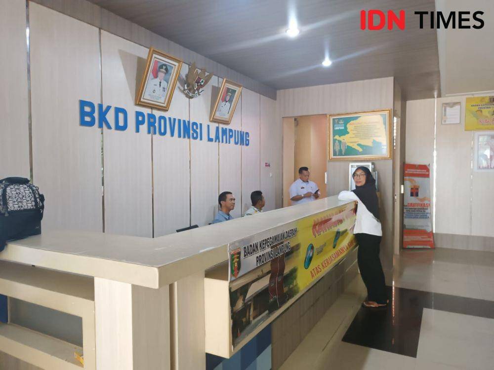 Penampakan Kantor BKD Provinsi Lampung. (IDN Times/Tama Yudha Wiguna).