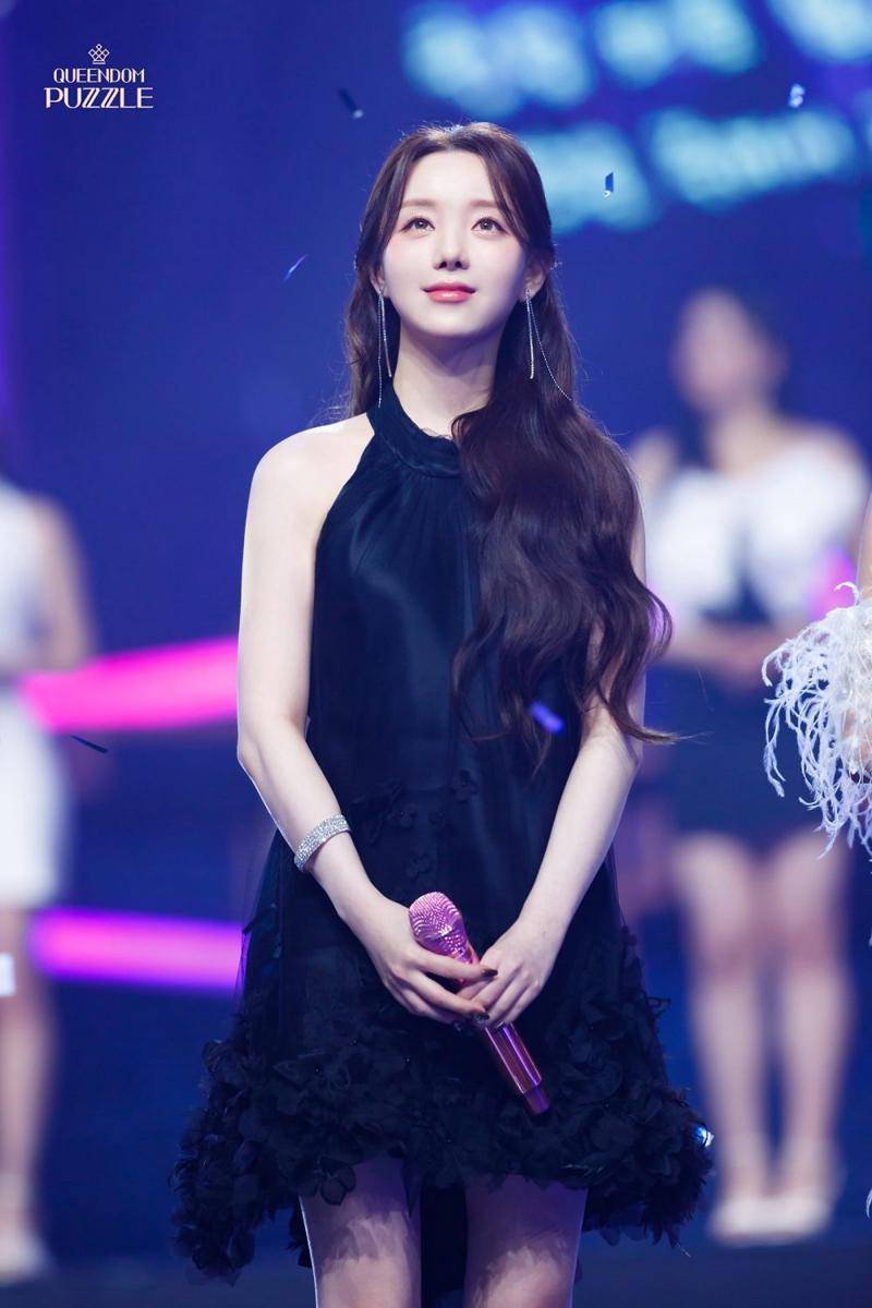 potret Kei Lovelyz peserta Queendom Puzzle (twitter.com/MnetKR)