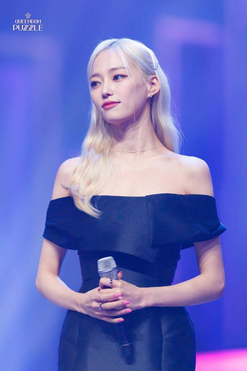potret Yeeun CLC peserta Queendom Puzzle (twitter.com/MnetKR)