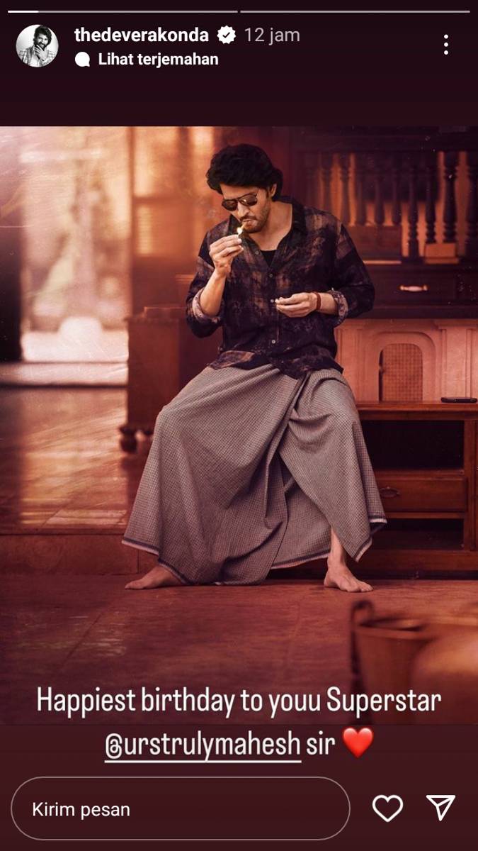 unggahan Vijay Deverakonda (instagram.com/thedeverakonda)