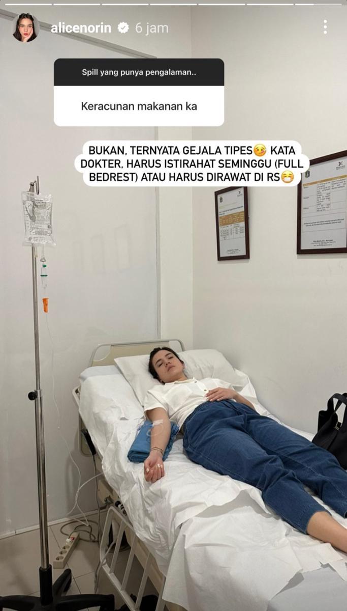 fakta kondisi Alice Norin yang lagi sakit (instagram.com/alicenorin)