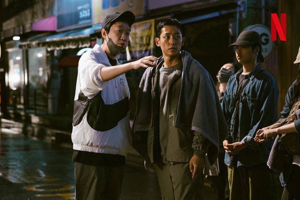 potret di balik layar drama D.P season 2 (instagram.com/netflixkr)