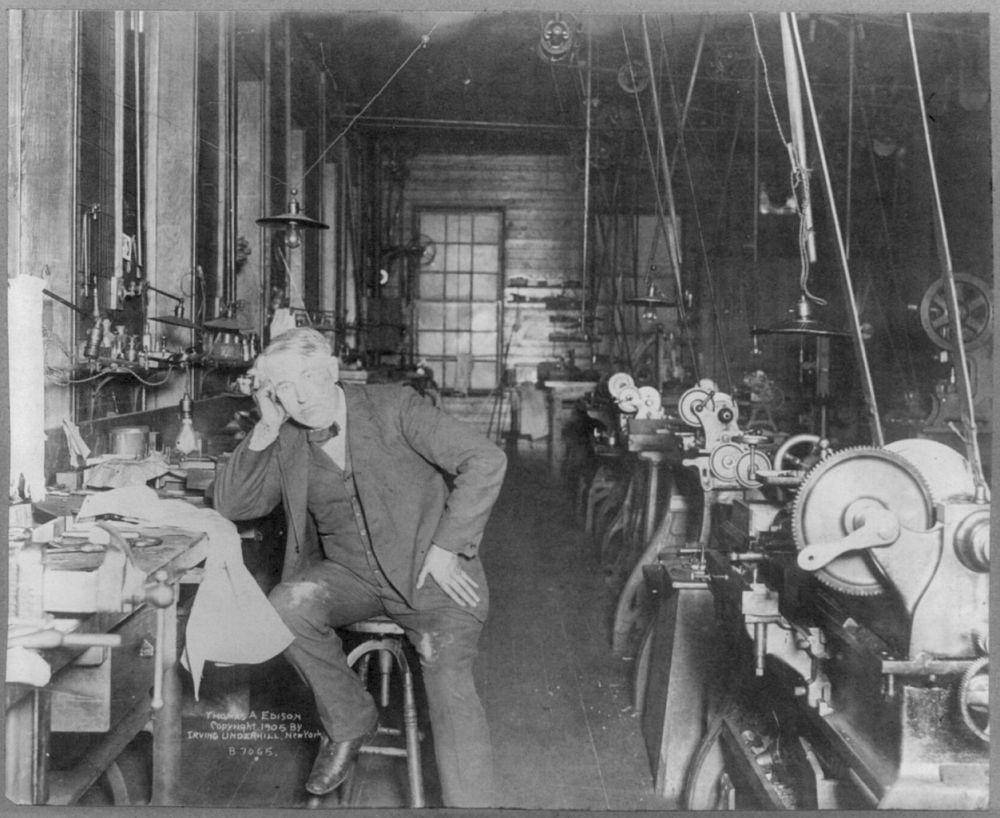 Thomas Edison. (commons.wikimedia.org/Library of Congress)