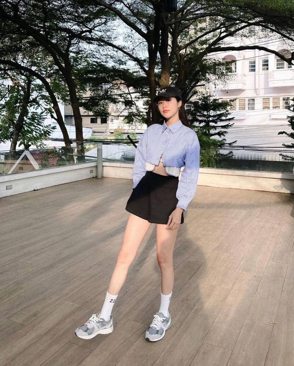 ide outfit Kaew Jarinya (instagram.com/kaewjarin)
