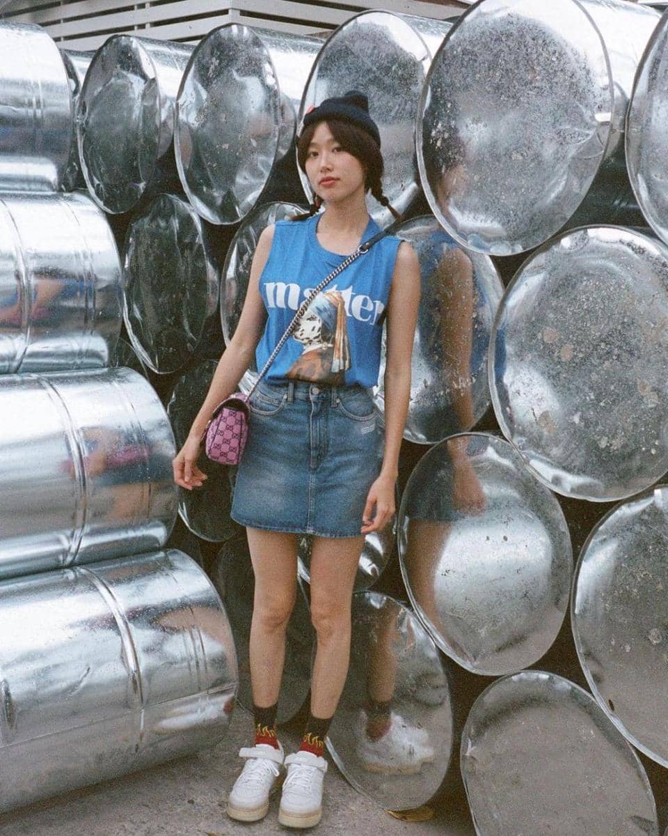ide outfit Kaew Jarinya (instagram.com/kaewjarin)