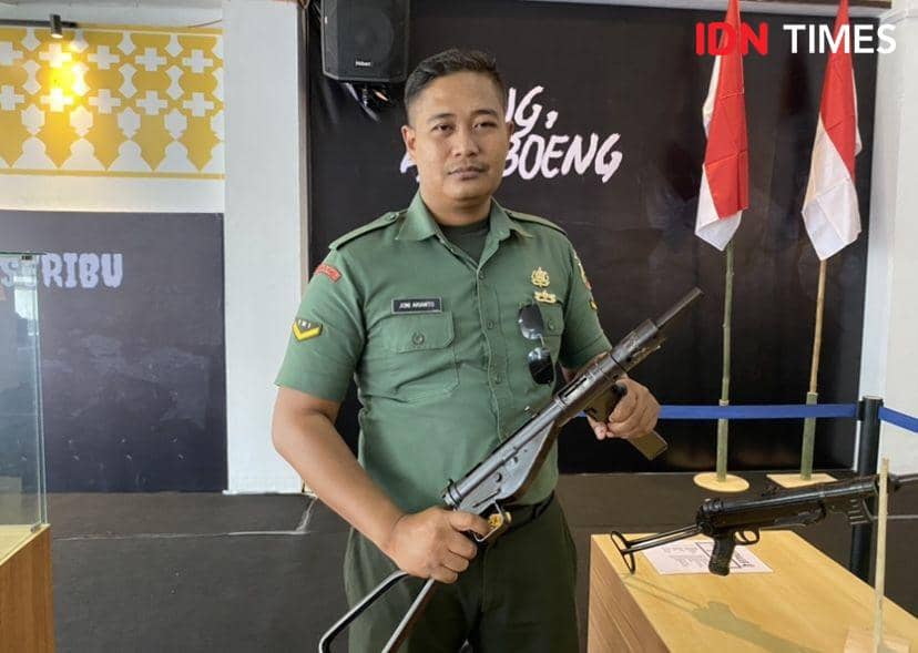 Suasana pameran sejarah perjuangan bangsa di Museum Negeri Provinsi Sumut (IDN Times/Indah Permata Sari)