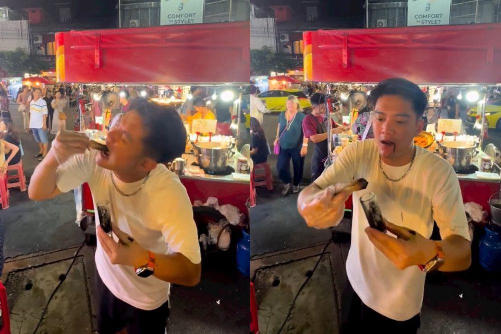 Momen Boy William Makan Cumi Hidup di Thailand Tuai Kontroversi!