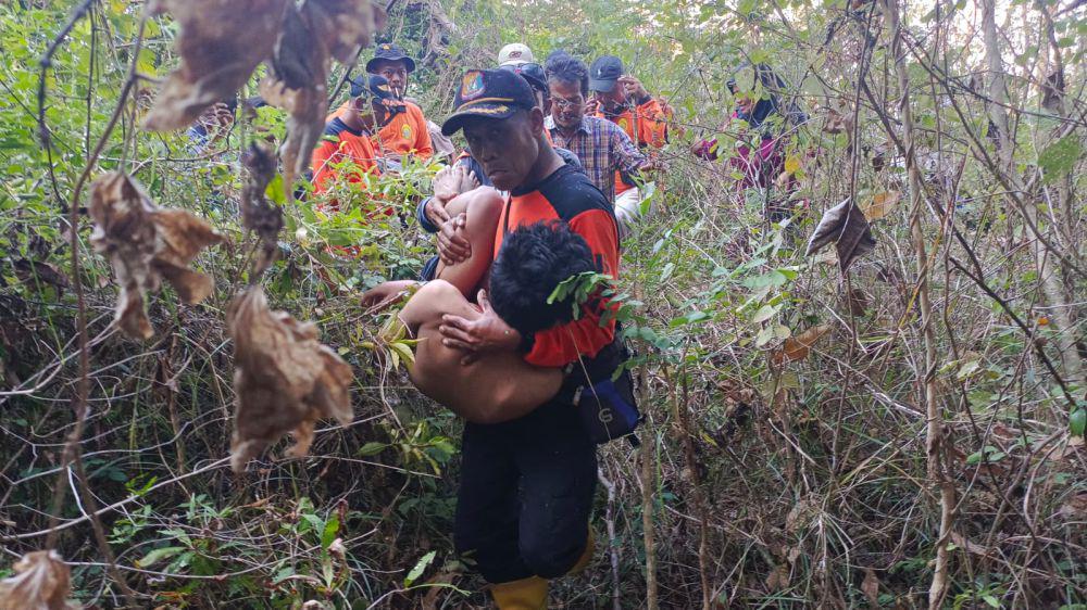 Remaja Hilang di Hutan Dlingo Bantul Ditemukan Lemas dan Tanpa Busana