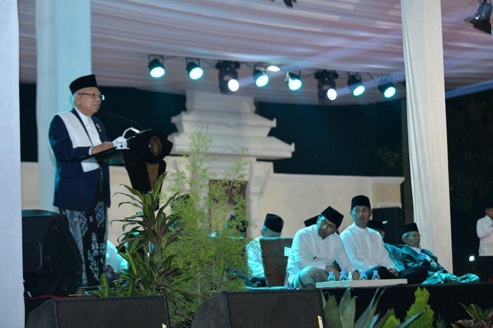 Wapres Ma'ruf Amin Hadiri Haul Sunan Bonang yang ke 514