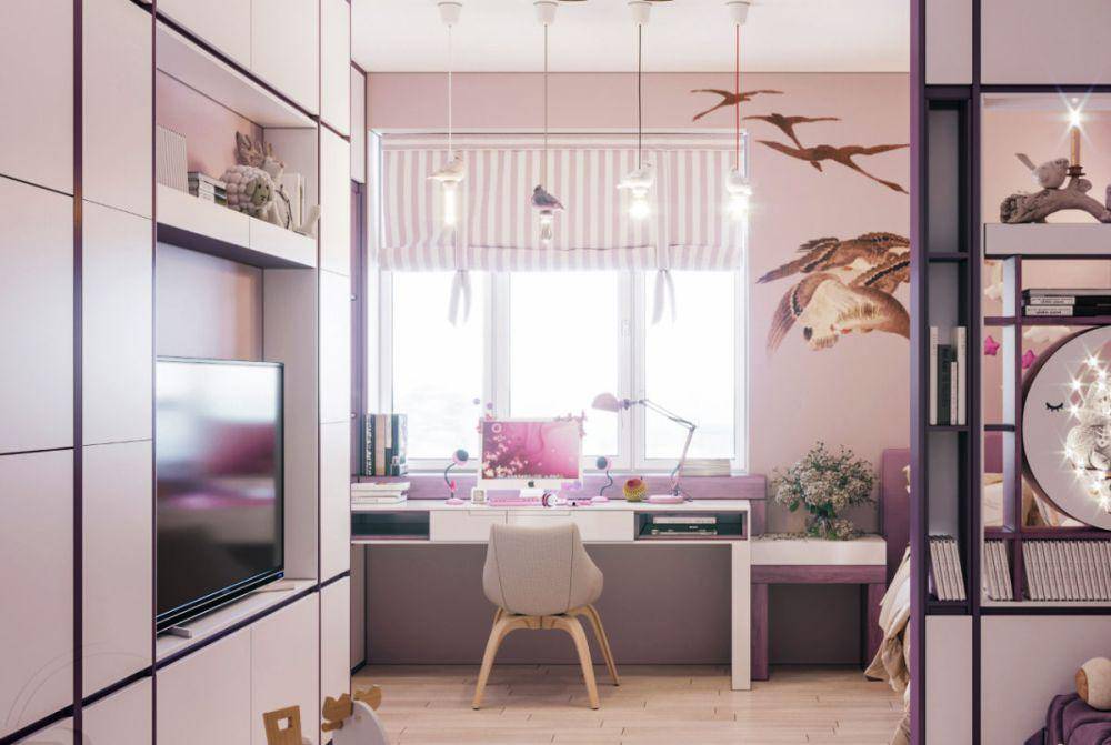 inspirasi ruang belajar anak colorful (home-designing.com)